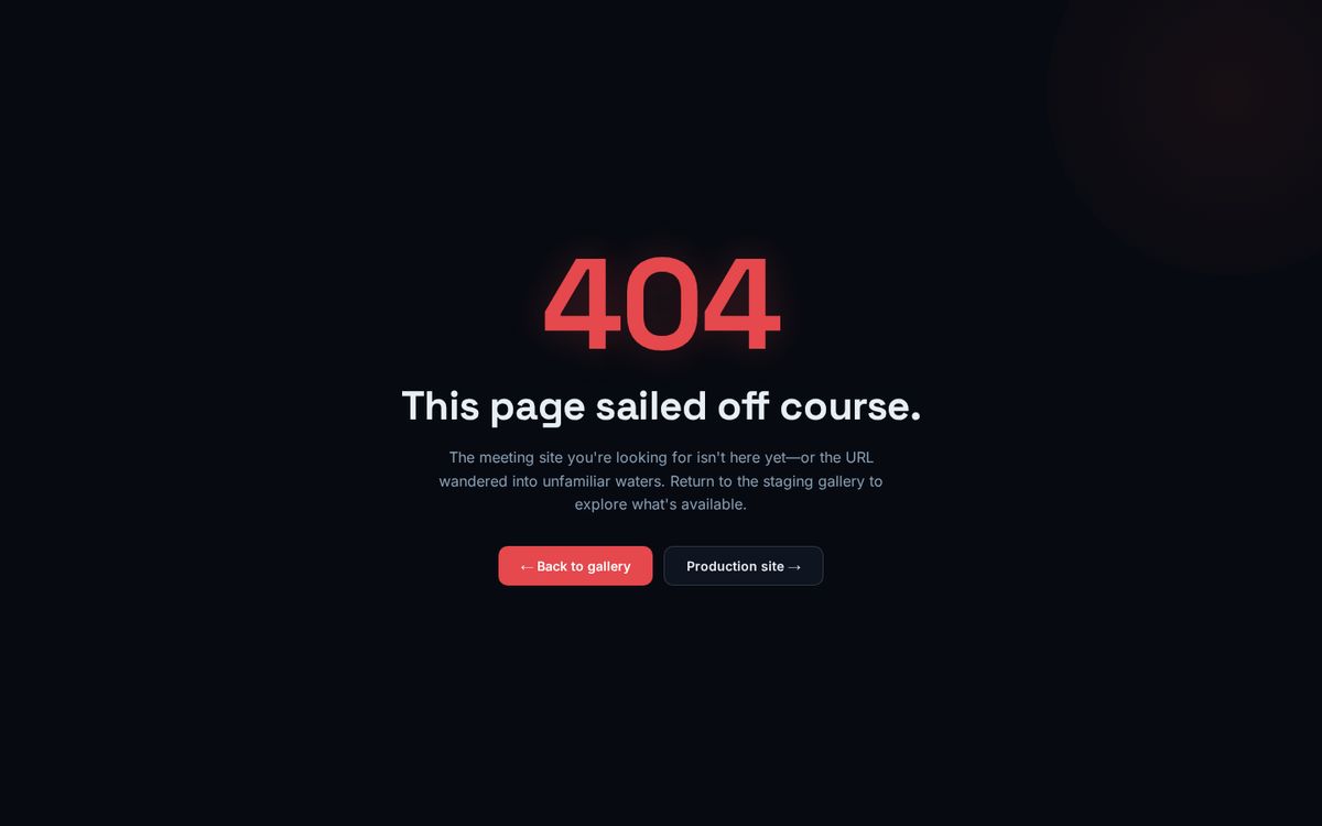 Network 404 page, v1