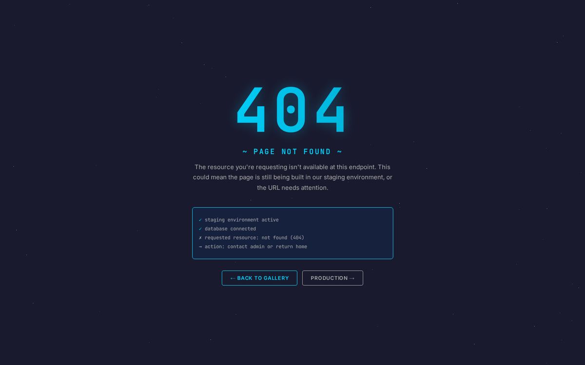 Network 404 page, v3