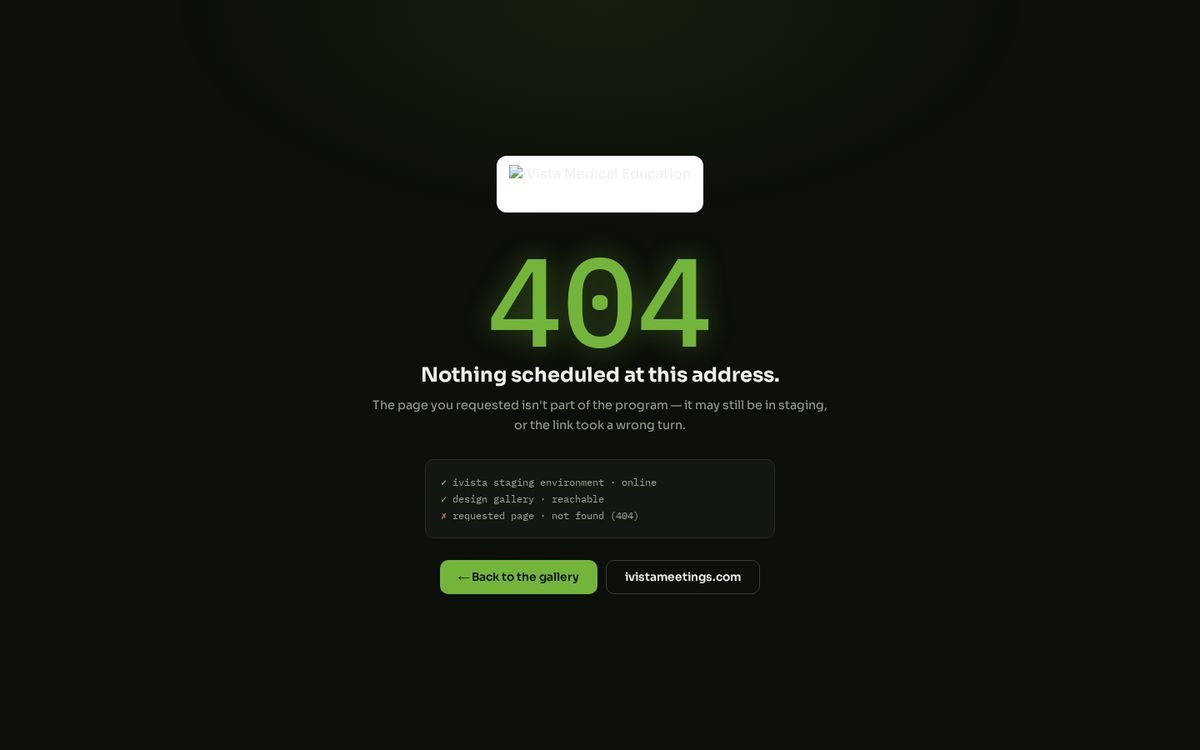Network 404 page, v5