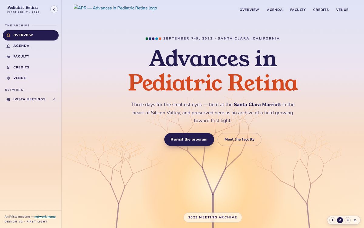 Advances in Pediatric Retina, v2 · First Light