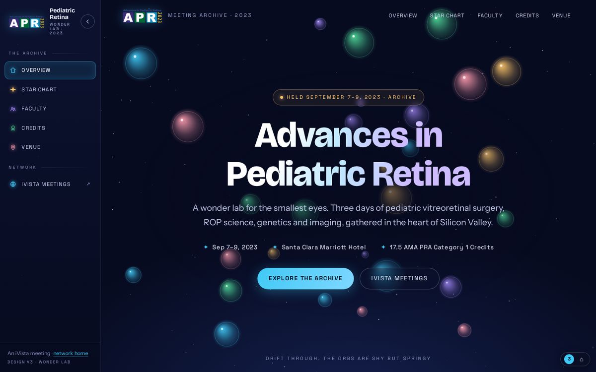 Advances in Pediatric Retina, v3 · Wonder Lab