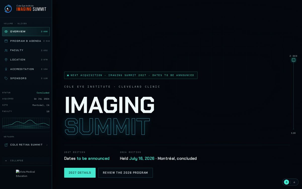 Cole Eye Institute Imaging Summit, v3 · Voxel