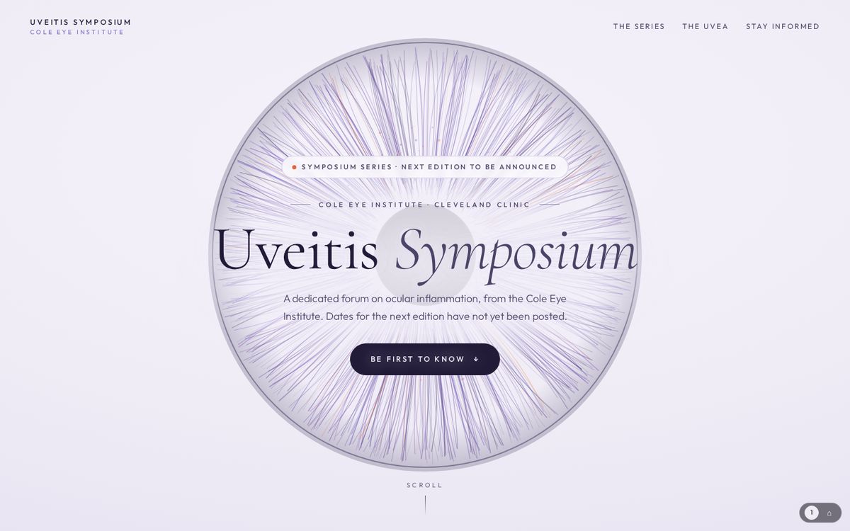 Cole Eye Institute Uveitis Symposium, v1 · Iris