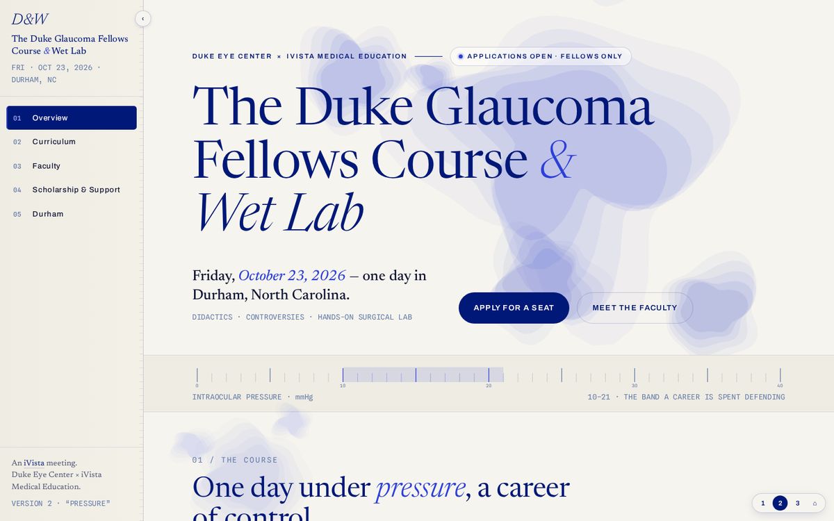 Duke Glaucoma Symposium and Fellows Course, v2