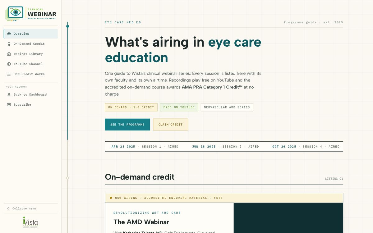 Eye Care Medical Education, v5 · Airtime