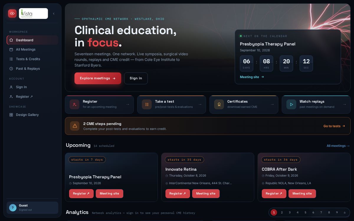 Learner dashboard, v1 · Dashboard