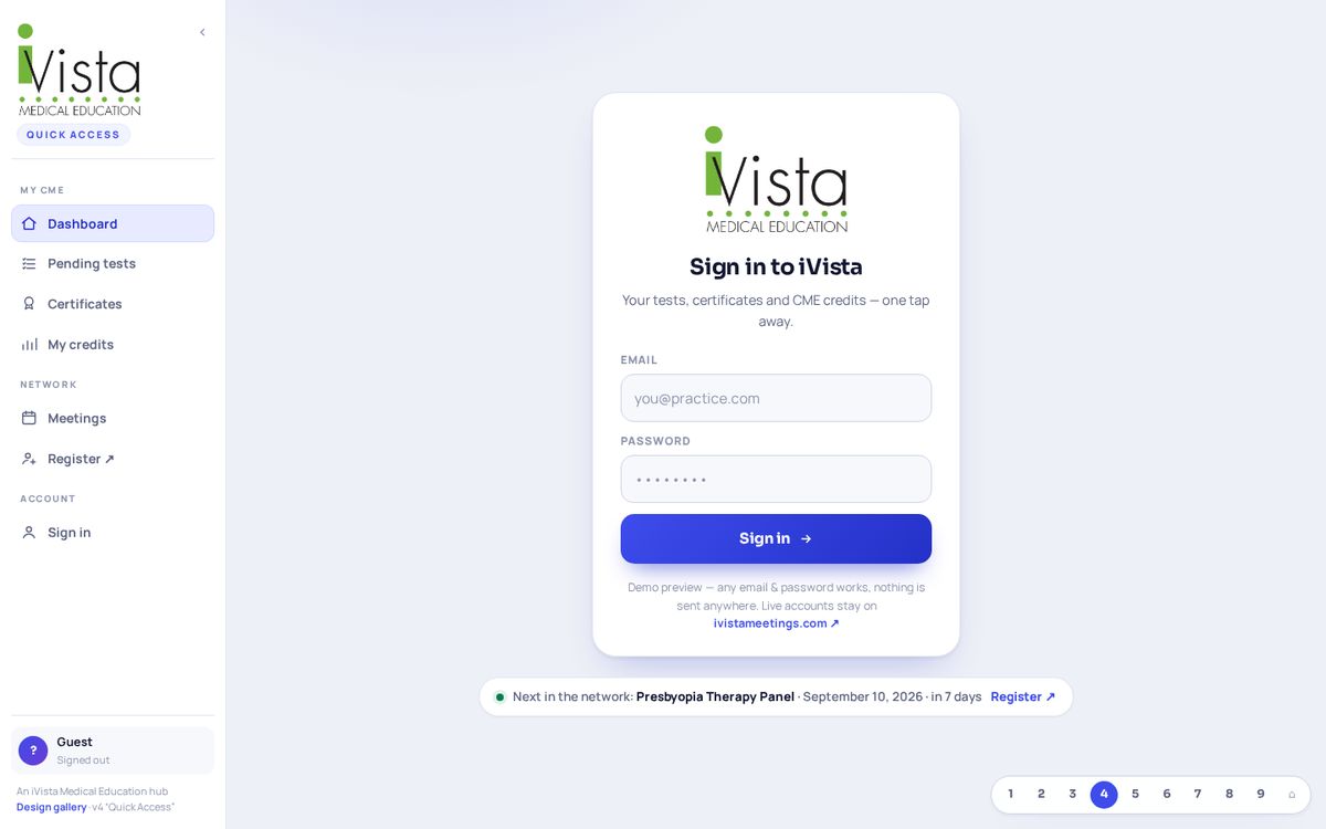 Learner dashboard, v4 · Quick Access