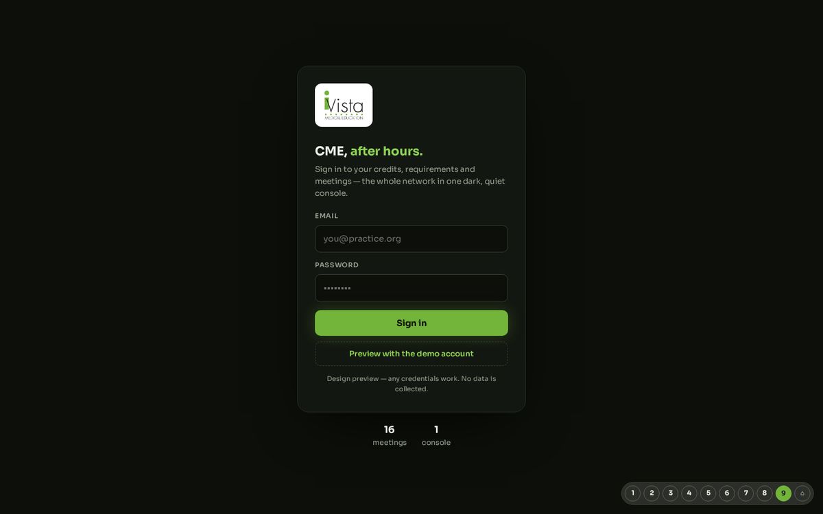 Learner dashboard, v9 · Nightshade