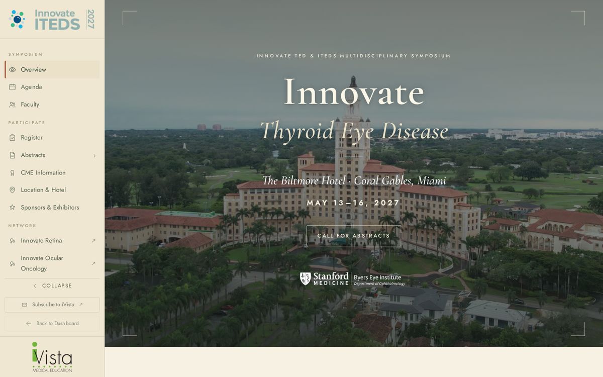 Innovate Thyroid Eye Disease home page
